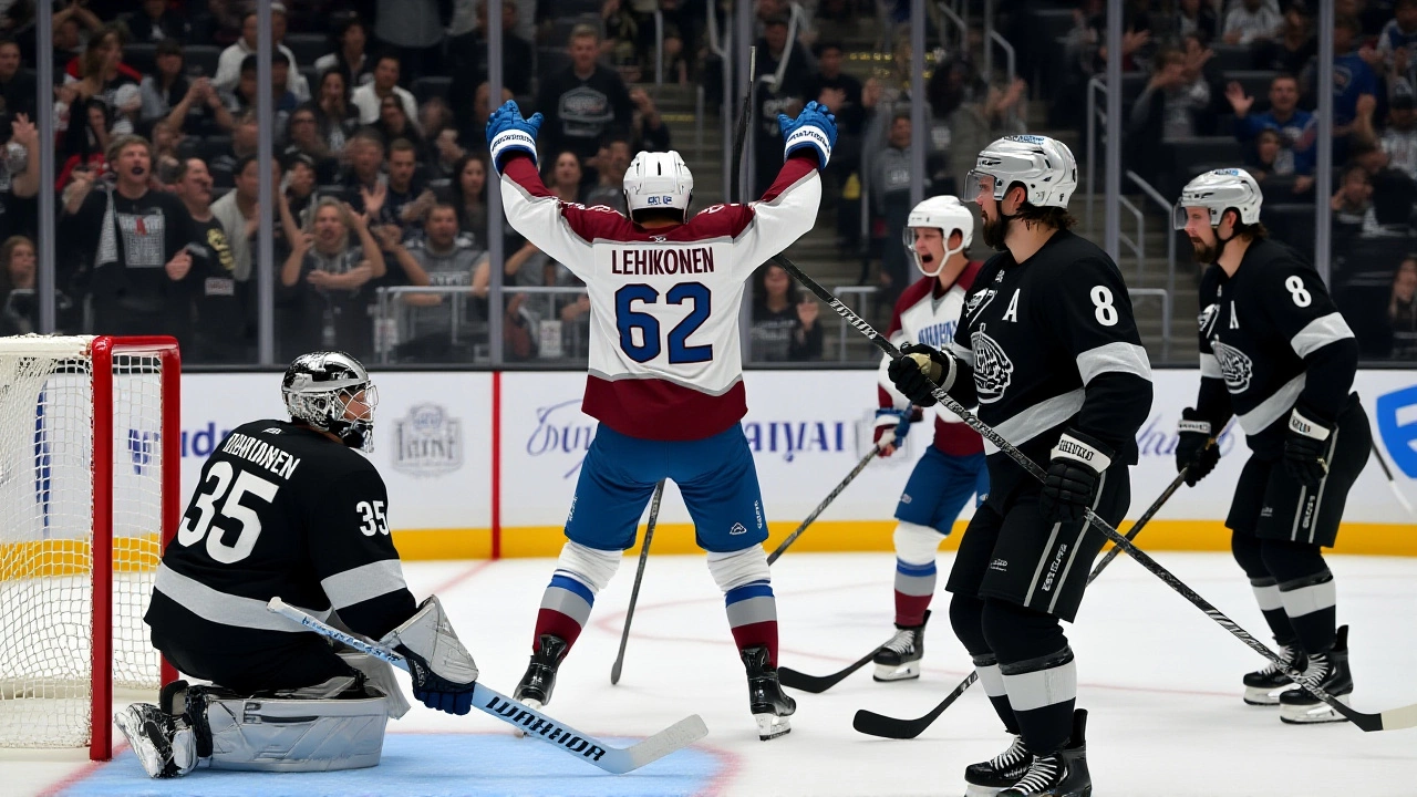 Martin Necas Shines as Avalanche Stun Kings in Opening Night Win
